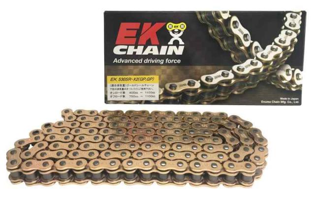 EK(イーケー) QXリングシールチェーン 530SR-X2 (114L, スクリュージョイント)