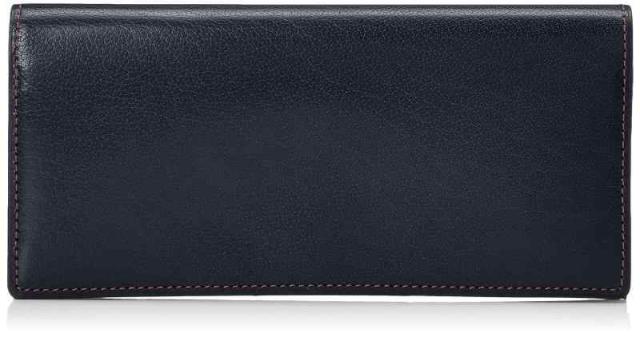 [キタムラ] 長財布 バッファロー革 NH0810 メンズ ダークブルー/ワインステッチ [紺] 10711 Free Size