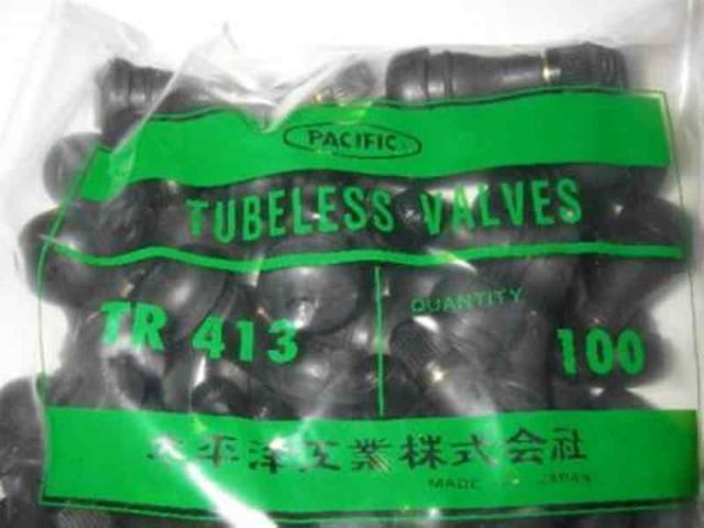 チューブレスバルブ 太平洋工業 TR413 300個 糸田】チューブレス