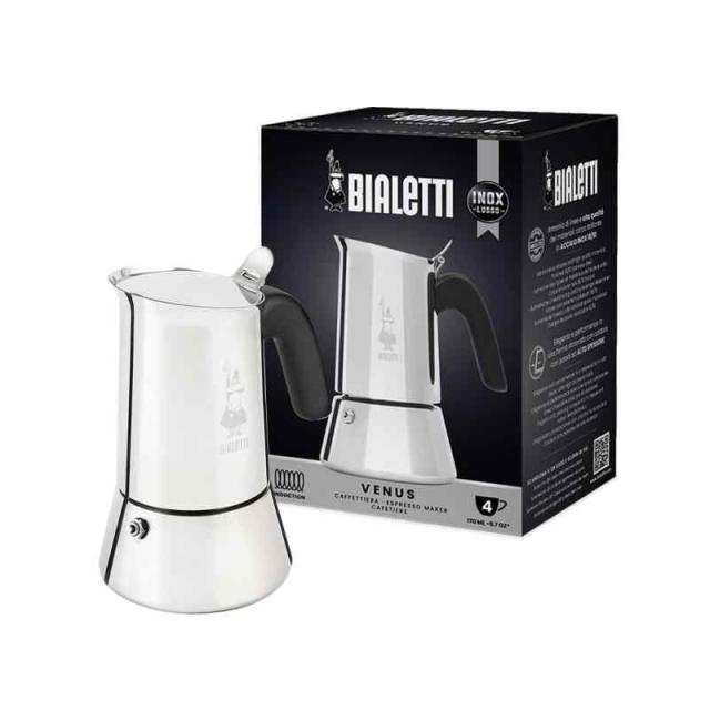 Bialetti (ビアレッティ) ヴィーナス (シルバー, 4カップ)