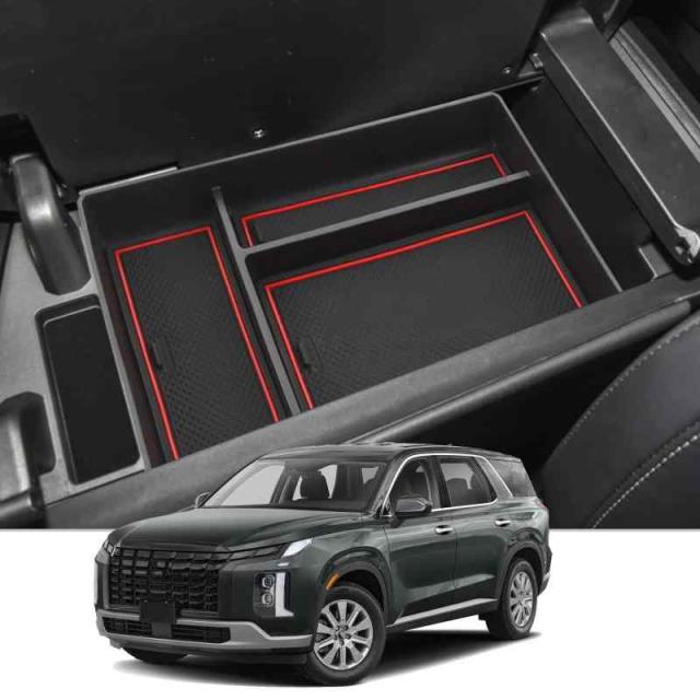 【CDEFG】cdefg レクサス コンソールトレイ センターコンソール 収納 ABS 車用 小物入れ コイン収納 USB口付き ラバーマット付き 取り付け簡単 ガタガタ音なし 内装パーツ 右ハンドル用 (2022 レクサス NX 2代目？コンソールトレイ