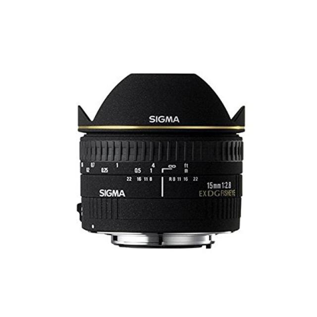 中古】SIGMA 単焦点魚眼レンズ 15mm F2.8 EX DG DIAGONAL 中古】SIGMA 単焦点魚眼レンズ 15mm F2.8 EX DG DIAGONAL