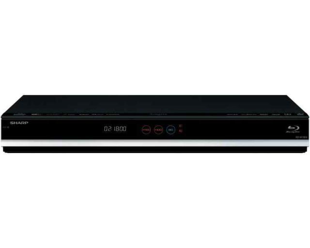 中古】シャープ 1TB 2チューナー ブルーレイレコーダー AQU