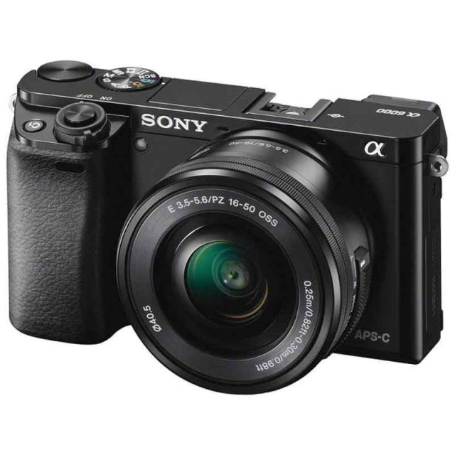 中古】ソニー SONY ミラーレス一眼 α6000 (パワーズームレンズ