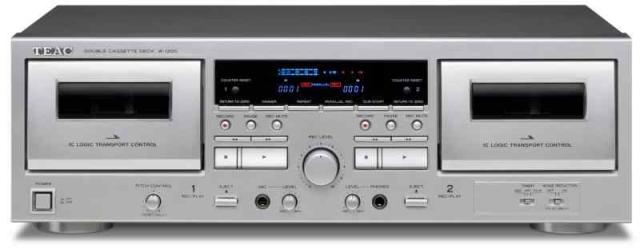 中古】TEAC ダブルカセットデッキ W-1200(S) その他オーディオ