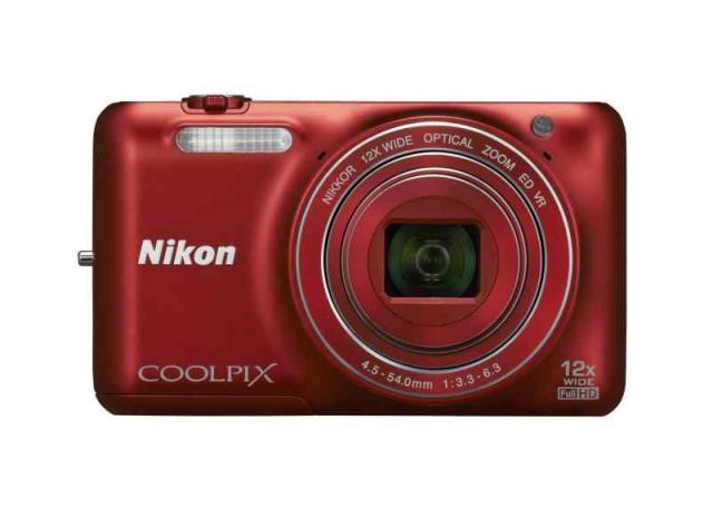 【中古】Nikon クールピクス S6600RD ラズベリーレッド