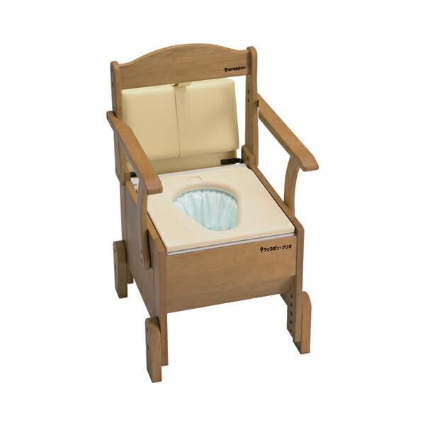 ポータブルトイレ 介護用自動ラップ式 ラップポン・プリート（S