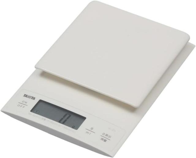 タニタ クッキングスケール 0.1g単位 3kgまで計れる ホワイト KD-320 WH キッチン はかり 料理 デジタル