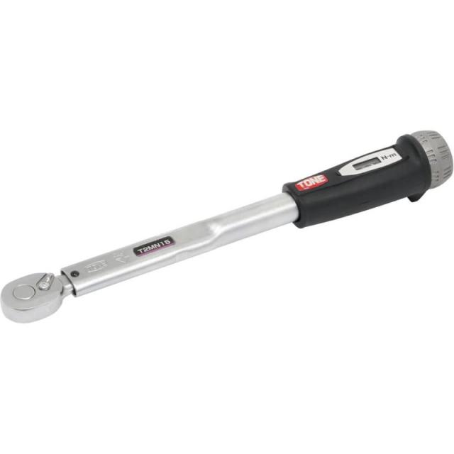トネ(TONE) プレセット形トルクレンチ(ダイレクトセットタイプ) T2MN15 差込角6.35mm(1/4) ブラック 15N・m
