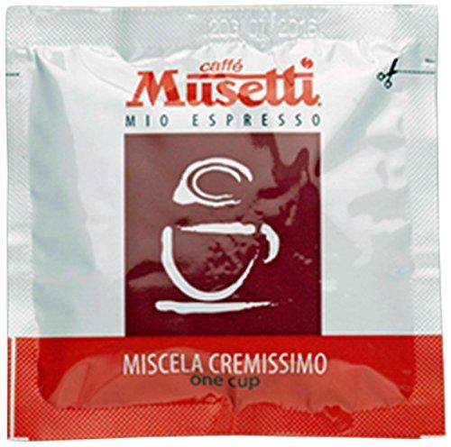 Musetti for DeLonghi (デロンギ) カフェポッド クレミッシモ MP150-CR ムセッティ 150個入り イタリア製 アラビカ種70% ロブスタ種30% エスプレッソ カプチーノ カフェラテ