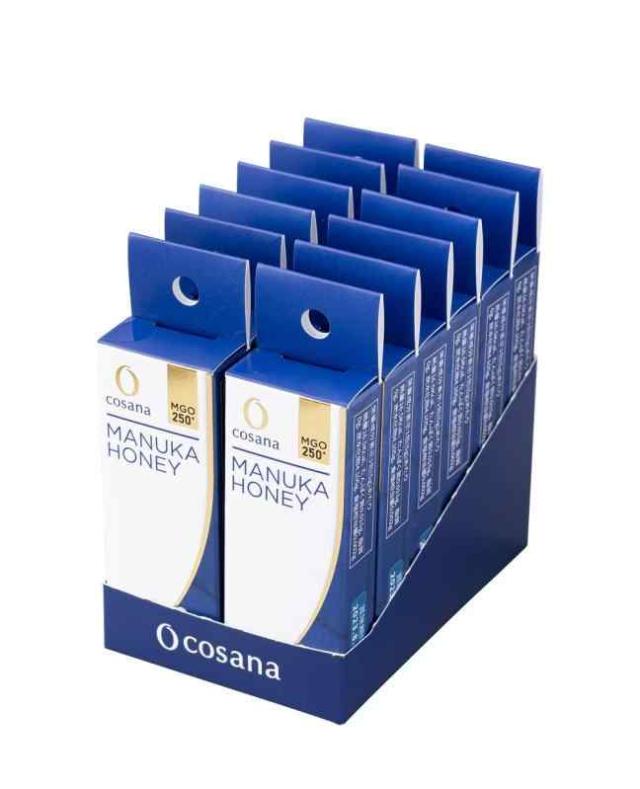 Cosana マヌカハニー MGO250+ (5g×5包×12本)