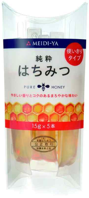 明治屋 純粋蜂蜜 使いきりタイプ (15g×5本)×48個