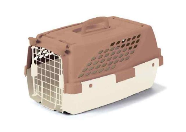 ファーストラックス ペットスイート チョコ S サイズ 対応ペット参考体重4.5？ (奥行49 x 横幅32 x 高さ26 cm) ペット キャリー 正面・天面に両開きドア採用 日本ペット用品工業会・JPPMA適合品証 車 ドライブ トラベル 防災