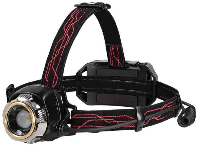 GENTOS(ジェントス) LED ヘッドライト USB充電式(専用充電池/単3電池) 強力 1200ルーメン 防水 Gシリーズ GH-200RG 作業用 プロユース向け