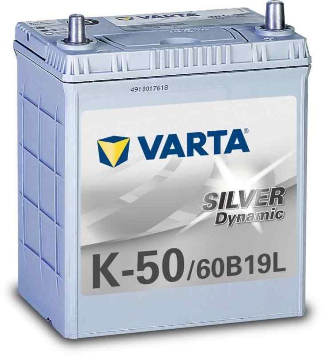 VARTA(バルタ) Silver Dynamic K-50/60B19L 国産車用バッテリー アイドリングストップ車/充電制御車/標準車 長期・メンテナンスフリー K-42互換