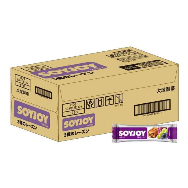 ソイジョイ 大塚製薬 ソイジョイ 3種のレーズン 30g×48個