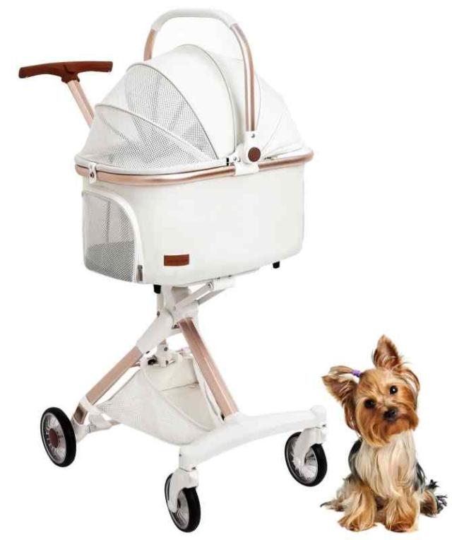 Totoro ballペット用ベビーカー 多機能 多頭用 豪華な4輪大型ペットカート 折りたたみ ペット用バギー 大型犬お勧め (?赤) Totoro ballペット用ベビーカー ペット用バギー ぶるぶるままさん専用