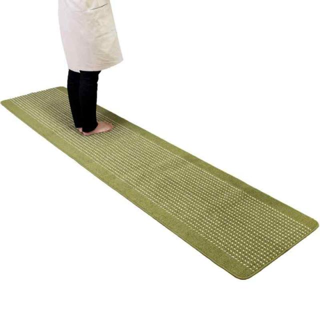 オカ(OKA) 優踏生洗いやすい キッチンマット (グリーン, 60 x 270 cm (長方形)) 4,438円