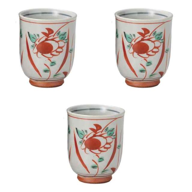 京焼 清水焼 陶あん窯 湯呑 小 しだれ桜 KTA190-02 変形皿 柿右