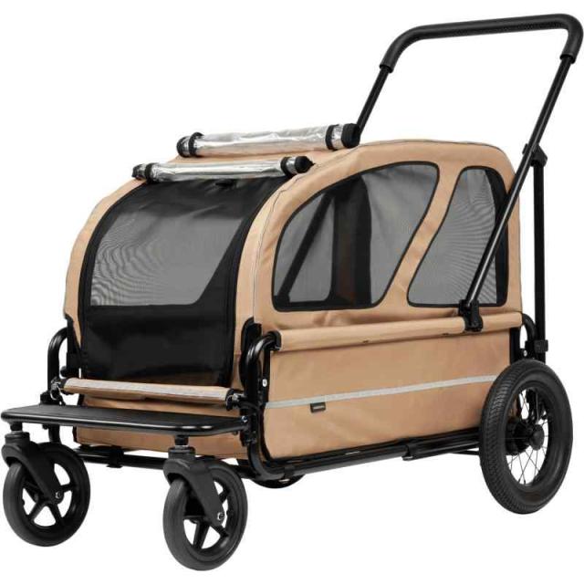 エアバギーフォードッグ (AirBuggy for Dog) キャリッジセット (シードベージュ)