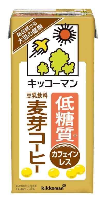 キッコーマン 低糖質豆乳飲料麦芽コーヒー 1000ml ×6本【カロリー50%OFF】