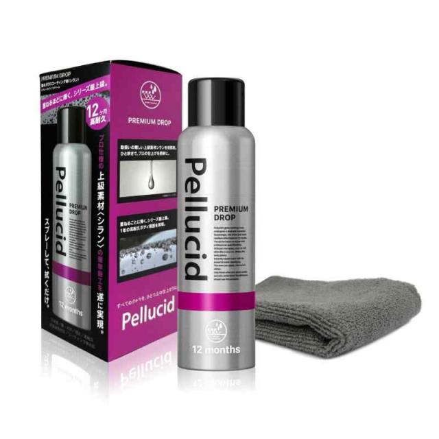 ペルシード(Pellucid) 洗車ケミカル プロ仕様 高撥水ガラスコーティング剤 プレミアムドロップ180 PCD-900 コーティング効果約1年持続 シラン 硬化型