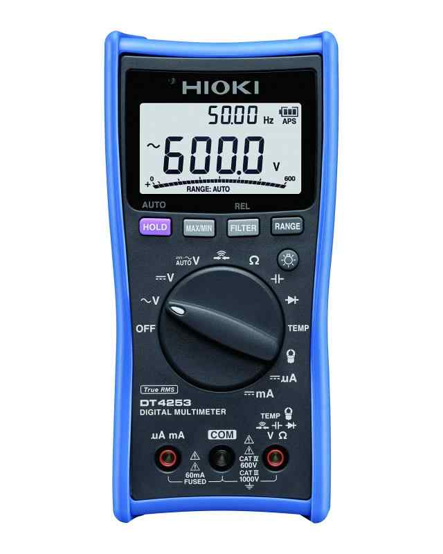 HIOKI (日置電機) デジタルマルチメータ DT4253 (スタンダードモデル) テスター DMM 日本製