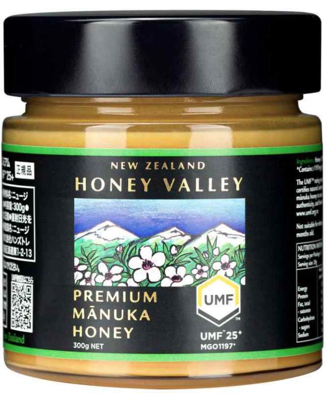 HONEY VALLEY プレミアム マヌカハニー UMF25+ MGO1197+ 300g 正規品 100% Pure New Zealand Honey ハニーバレー