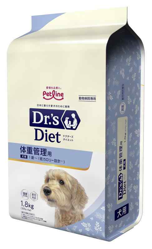【療法食】 ドクターズケア ドッグフード DRSDIET 犬用 体重管理 1.8kg 1.8キログラム (x 1)
