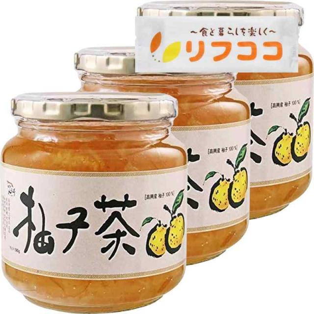 マッスンブ ゆず茶 580g 高興産ゆず使用 (3個セット)