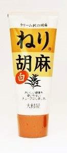 ねり胡麻 白 チューブ入り 160g 大村屋 クリーム状のゴマペーストをチューブに入れた使いやすい練りごま サラダや担々麺に (18本)