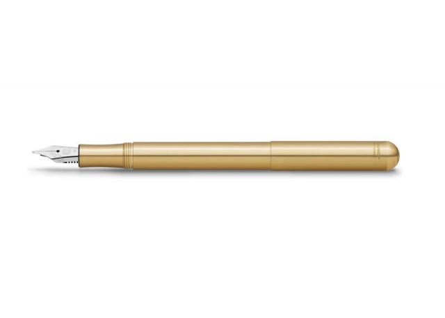 Kaweco カヴェコ 万年筆 F 細字 リリプット エコブラス LIFF-ECOBR 正規輸入品