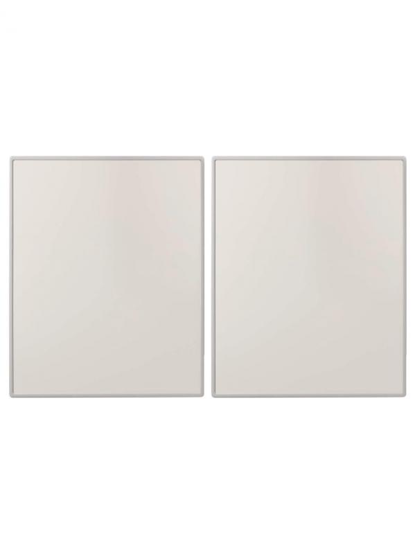 オーエ 組み合わせ 風呂ふた アイボリー 2枚組:幅68×長さ118cm用 防カビ 抗菌 4個セット〕 組み合せ 風呂ふた 3枚組 組み合わせサイズ（約）:幅68×長