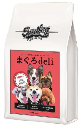 【国産ドッグフード】 無添加 安全 smiley (スマイリー) まぐろ deli 1.5？ (500g×3)
