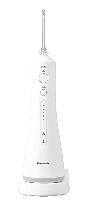パナソニック 口腔洗浄器 ジェットウォッシャー ドルツ コードレス IPX7防水 超音波水流 5段階調整 白 EW-DJ52-W