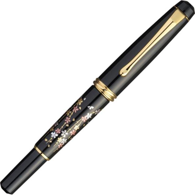 呉竹 筆ペン くれ竹万年毛筆 夢銀河 DAY140 (枝垂桜/蒔絵物語)