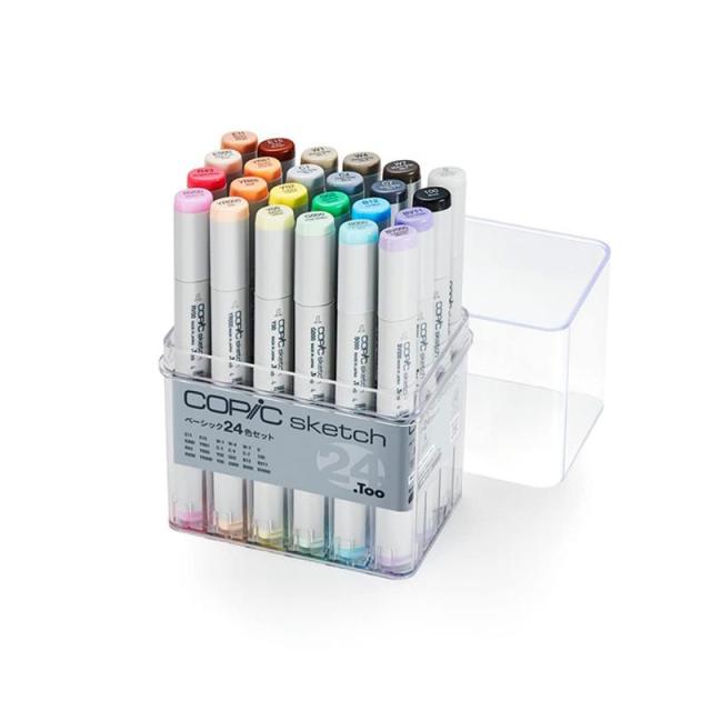 コピック(COPIC) Tooスケッチ ベーシック イラストマーカー (24色セット)