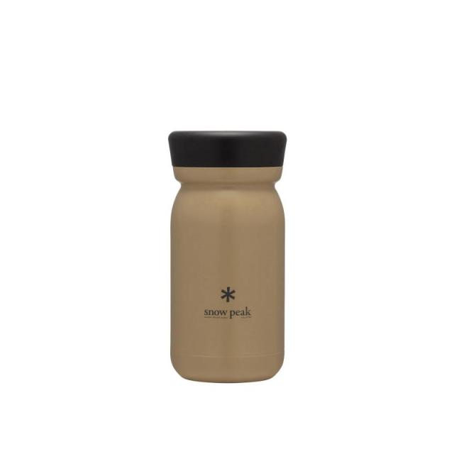 スノーピーク(snow peak) ステンレス真空ボトルタイプM (サンド, 350 ml)