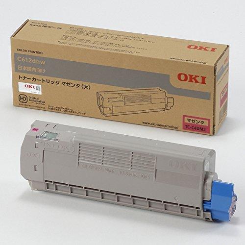 沖データ トナーカートリッジ(大) マゼンタ (C612dnw) TC-C4DM2