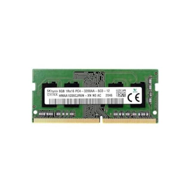 SK Hynix 8GB SODIMM DDR4 3200 PC4 1Rx16 HMAA1GS6CJR6N-XN SO-DIMM ノートパソコン RAMメモリ Dell HP Lenovoおよびその他のシステム用