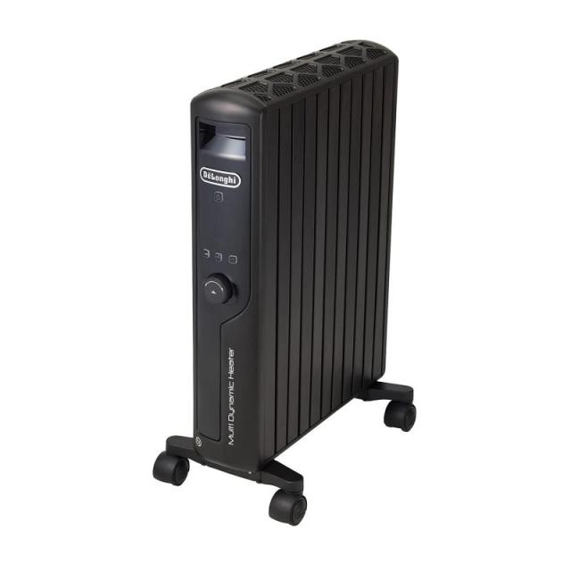 デロンギ マルチダイナミックヒーター 最大13畳 ゼロ風暖房 オイルレスヒーター マットブラック MDHU15-PB 【デロンギファミリー登録で5年、修理も原則72時間以内対応】