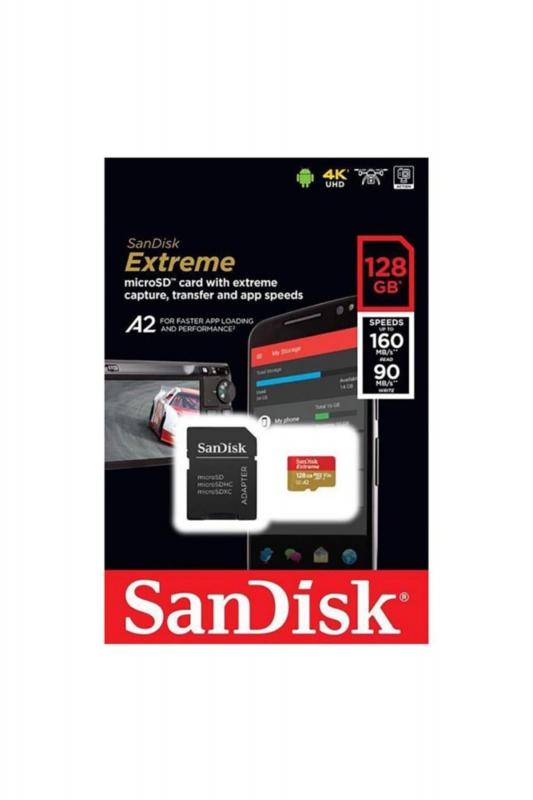 microSDXC 128GB SanDisk サンディスク Extreme UHS-1 U3 V30 4K Ultra 固定ディスク A2相応う