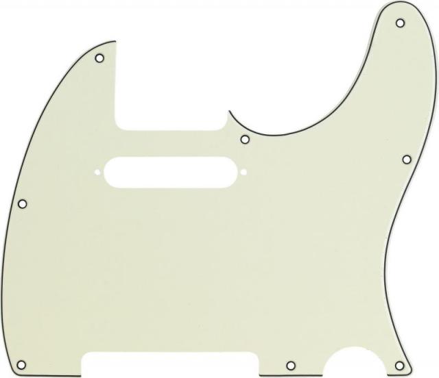 Fender ピックガード8-HOLE MOUNT MULTI-PLY TELECASTER PICKGUARD, MINT GREEN