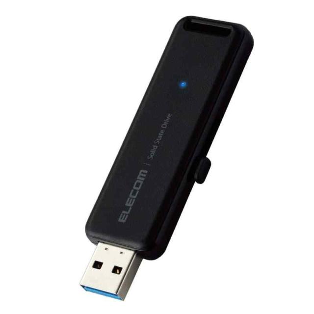エレコム 外付けssd 1TB コンパクト ポータブル PS5/PS4対応(メーカー動作確認済) USB3.2(Gen1) ESD-EMB1000GBK