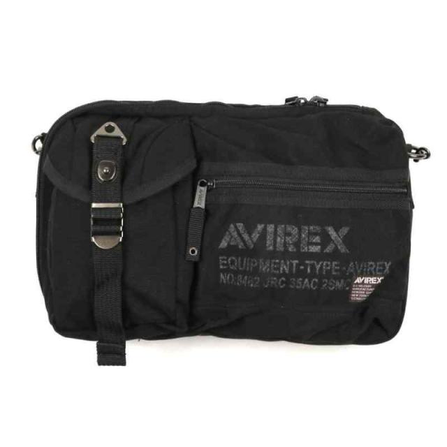 (アビレックス) AVIREX アヴィレックス イーグルシリーズ ショルダーバッグ ボディバッグ ワンショルダーバッグ メンズ F Black AVX3522