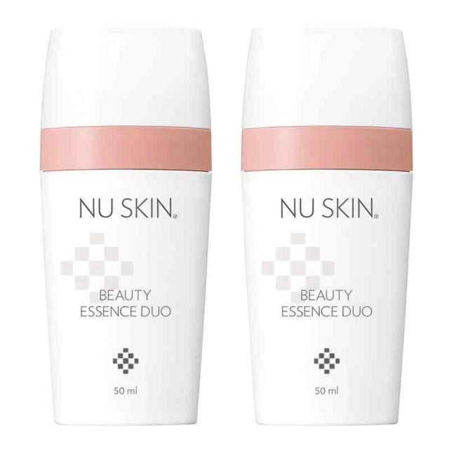 Nu Skin ニュースキン ビューティー エッセンス デュオ | 50mL（25mL×2）| 2槽式美容液 | ハリや弾力感のある、みずみずしい肌へ | アスタキサンチン・アルブチン・パルミチン酸レチノール