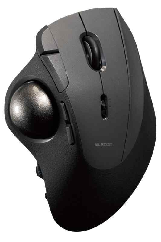 エレコム トラックボールマウス IST PRO マルチ接続 Bluetooth 無線2.4GHz 有線 ベアリング支持 10ボタン ブラック M-IPT10MRSBK