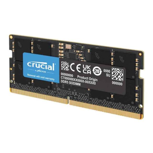 Crucial ノートPC用増設メモリ DDR5 4800MT/s(PC5-38400) CL40 SODIMM 262pin 【国内正規品】 (16GB)
