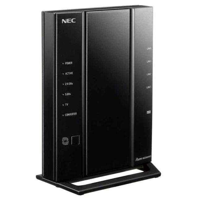 NEC 無線LANルーター dual band Wi-Fi5 (11ac) / WG2600HP3 Atermシリーズ 4ストリーム (5GHz帯 / 2.4GHz帯) ？PA-WG2600HP3【 iPhone 13 / 12 / SE(第二世代) /