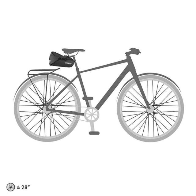 オルトリーブ サドルバッグ2 ブラックマット (ブラックマット, 4.1L)